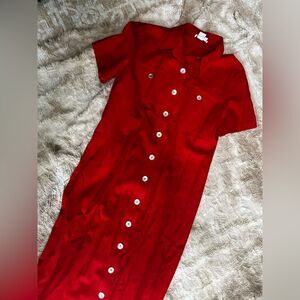 Vintage Button Up Dress